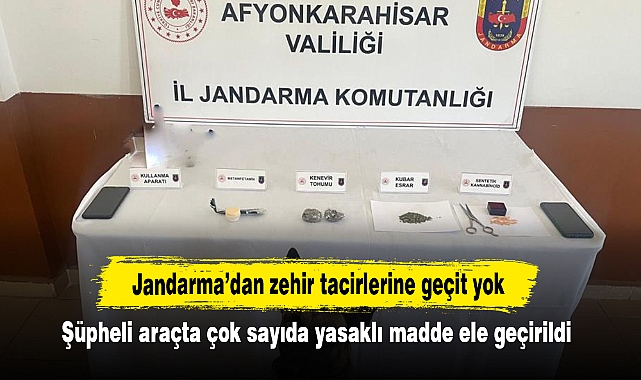 Jandarma’dan zehir tacirlerine geçit yok!