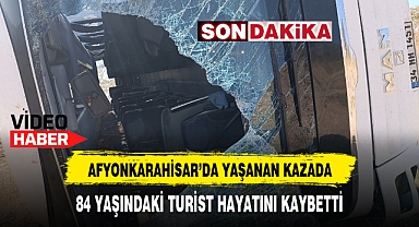 JAPON TUR OTOBÜSÜ KAZASINDA YARALANAN 84 YAŞINDAKİ TURİST HAYATINI KAYBETTİ