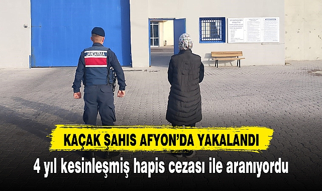 KAÇAK ŞAHIS AFYON'DA YAKALANDI