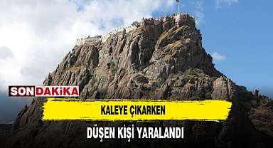 Kaleye Çıkarken Düşen Kişi Yaralandı