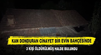 Kan Donduran Cinayet Bir Evin Bahçesinde 3 Kişi Öldürülmüş Halde Bulundu