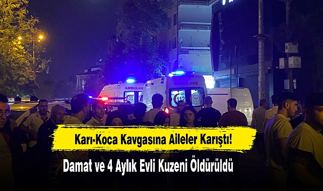 Karı-Koca Kavgasına Aileler Karıştı!