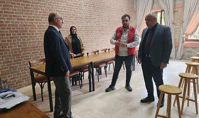 Kasapoğlu ve İmamoğlu  Genç Ofisini ziyaret etti