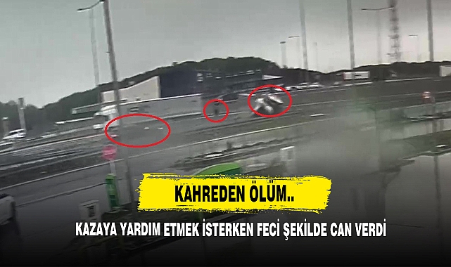 Kazaya Yardım Etmek İsterken Feci Şekilde Can Verdi
