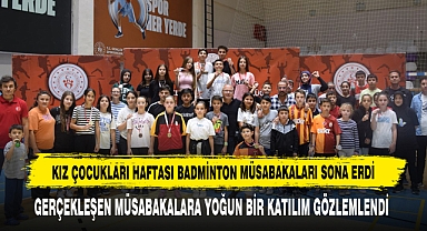 Kız Çocukları Haftası Badminton Müsabakaları Sona Erdi