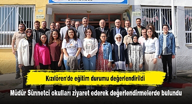 Kızılören'de eğitim durumu değerlendirildi