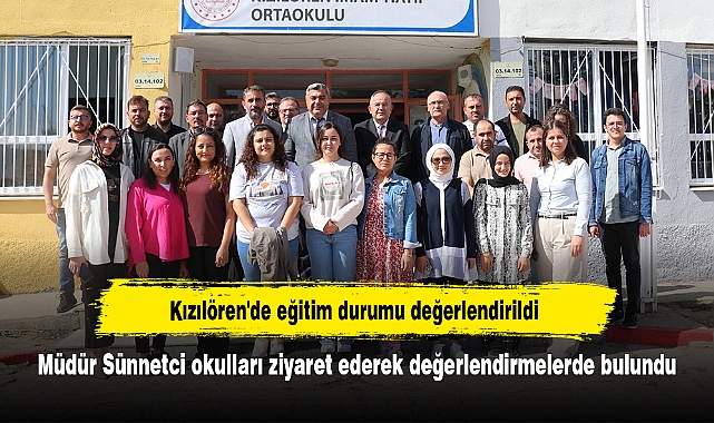 Kızılören'de eğitim durumu değerlendirildi