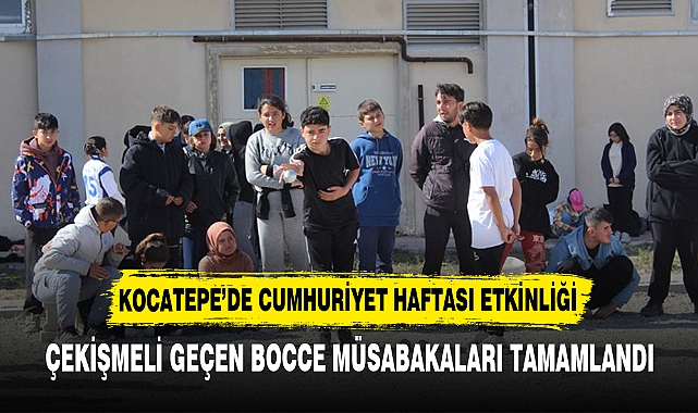 KOCATEPE’DE CUMHURİYET HAFTASI ETKİNLİĞİ