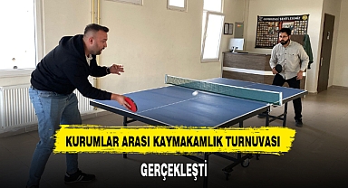 KURUMLAR ARASI KAYMAKAMLIK TURNUVASI GERÇEKLEŞTİ