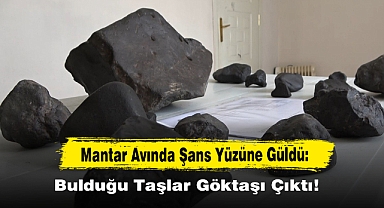 Mantar Avında Şans Yüzüne Güldü: Bulduğu Taşlar Göktaşı Çıktı!