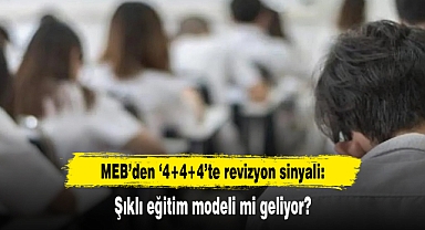 MEB’den ‘4+4+4’te revizyon sinyali: Şıklı eğitim modeli mi geliyor?Liseye 3+1 diploma modeli iddiası