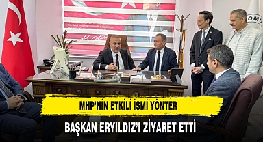 MHP’nin Etkili İsmi Yönter Başkan Eryıldız’ı Ziyaret Etti