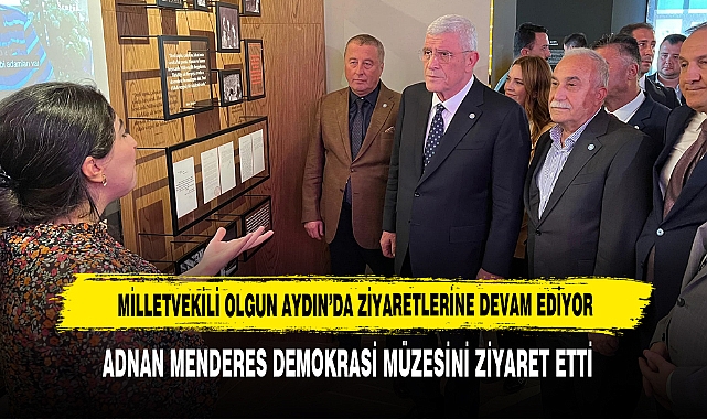 MİLLETVEKİLİ OLGUN AYDIN’DA ZİYARETLERİNE DEVAM EDİYOR