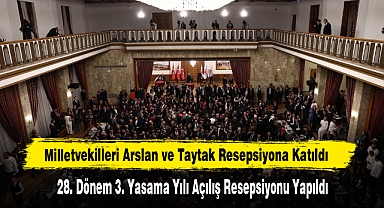 Milletvekilleri Arslan ve Taytak Resepsiyona Katıldı