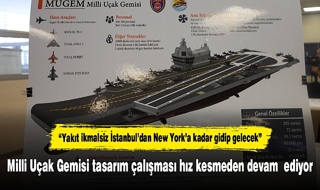 Milli Uçak Gemisi tasarım çalışması hız kesmeden devam ediyor