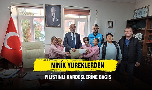 Minik Yüreklerden Filistinli Kardeşlerine Bağış