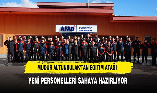 Müdür Altunbulak'tan Eğitim Atağı Yeni Personelleri Sahaya Hazırlıyor
