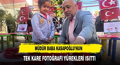 Müdür Baba Kasapoğlu’nun Tek Kare Fotoğrafı Yürekleri Isıttı