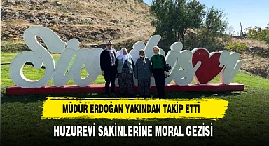 Müdür Erdoğan Yakından Takip Etti Huzurevi Sakinlerine Moral Gezisi