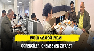 Müdür Kasapoğlu’ndan Öğrencileri Önemseyen Ziyaret