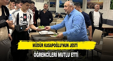 Müdür Kasapoğlu’nun Jesti Öğrencileri Mutlu Etti