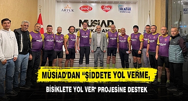 MÜSİAD'dan “Şiddete Yol Verme, Bisiklete Yol Ver