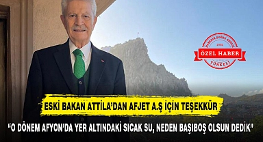 "O DÖNEM AFYON'DA YER ALTINDAKİ SICAK SU, NEDEN BAŞIBOŞ OLSUN DEDİK"