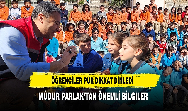 Öğrenciler Pür Dikkat Dinledi Müdür Parlak’tan Önemli Bilgiler