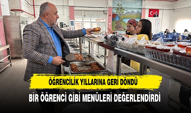 Öğrencilik Yıllarına Geri Döndü Bir Öğrenci Gibi Menüleri Değerlendirdi