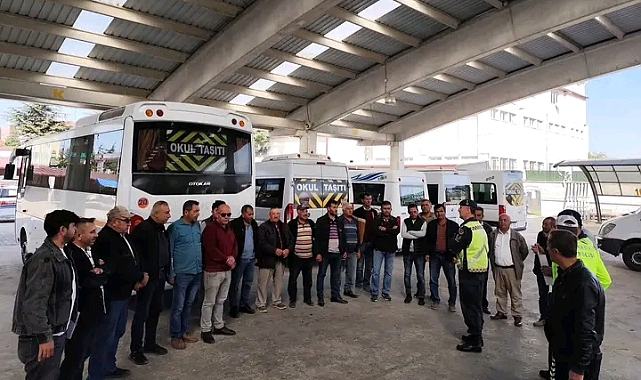 Okul servis araçlarının denetimi gerçekleştirildi