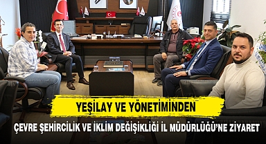 OSB Yönetiminden Çevre Şehircilik ve İklim Değişikliği İl Müdürlüğü’ne Ziyaret