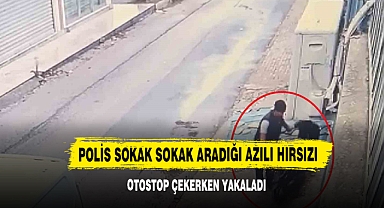 Polis Sokak Sokak Aradığı Azılı Hırsızı Otostop Çekerken Yakaladı