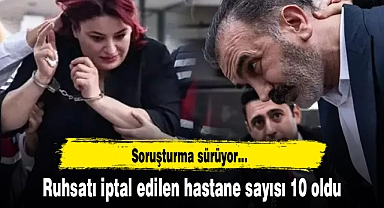 Ruhsatı iptal edilen hastane sayısı 10 oldu