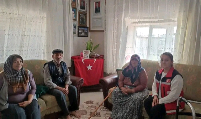 Şehit Aileleri ve Gaziler Ziyaret Edildi
