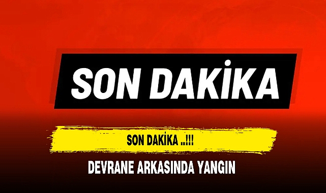 Son Dakika...!!! Devrane Arkasında Yangın