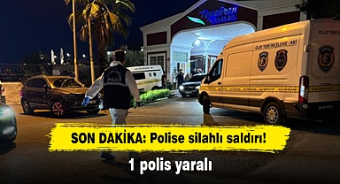 SON DAKİKA: Polise silahlı saldırı! 1 polis yaralı