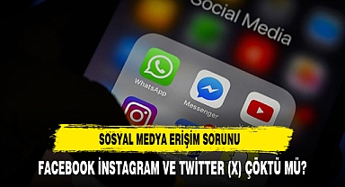 Sosyal Medya Erişim Sorunu Facebook, İnstagram ve Twitter (X) Çöktü Mü?