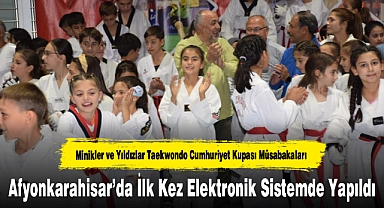 Taekwondo Müsabakaları Afyonkarahisar'da İlk Kez Elektronik Sistemde Yapıldı