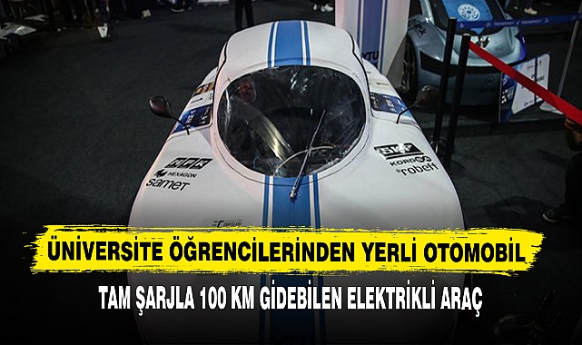 TAM ŞARJLA 100 KM GİDEBİLEN ELEKTRİKLİ ARAÇ