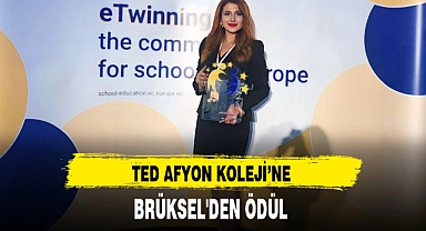 TED AFYON KOLEJİ'NE BRÜKSEL'DEN ÖDÜL