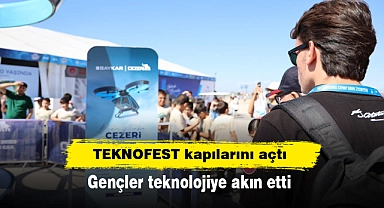 TEKNOFEST kapılarını açtı gençler teknolojiye akın etti