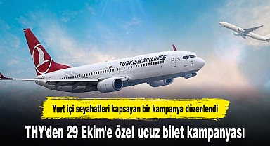 THY'den 29 Ekim'e özel ucuz bilet kampanyası