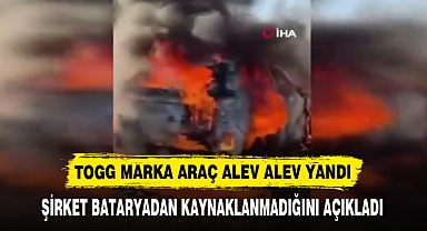 TOGG MARKA ARAÇ ALEV ALEV YANDI