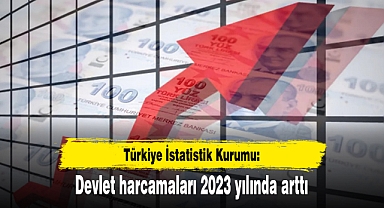 TÜİK: Devlet harcamaları 2023 yılında arttı
