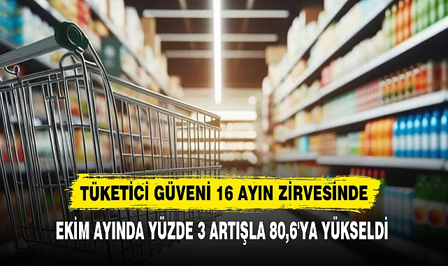 TÜKETİCİ GÜVENİ 16 AYIN ZİRVESİNDE