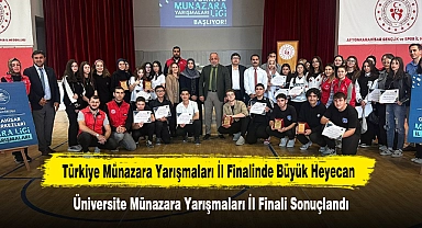 Türkiye Münazara Yarışmaları İl Finalinde Büyük Heyecan: Üniversite Münazara Yarışmaları İl Finali Sonuçlandı