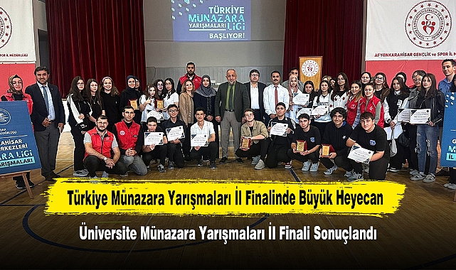 Türkiye Münazara Yarışmaları İl Finalinde Büyük Heyecan: Üniversite Münazara Yarışmaları İl Finali Sonuçlandı