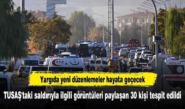 TUSAŞ'taki saldırıyla ilgili görüntüleri paylaşan 30 kişi tespit edildi