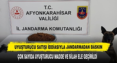 Uyuşturucu Satışı İddiasıyla Jandarmadan Baskın