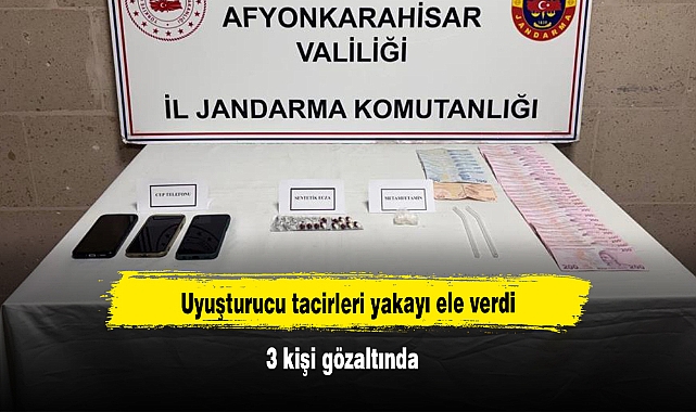 Uyuşturucu tacirleri yakayı ele verdi! 3 kişi gözaltında